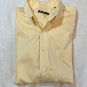 Gordon's of New Orleans Men's Yellow Casual Button Down Shirt